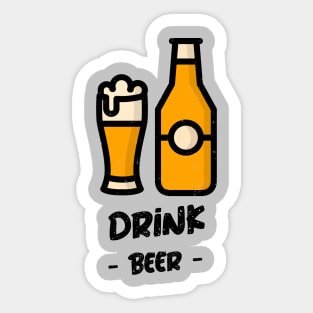 Drink Beer Sticker